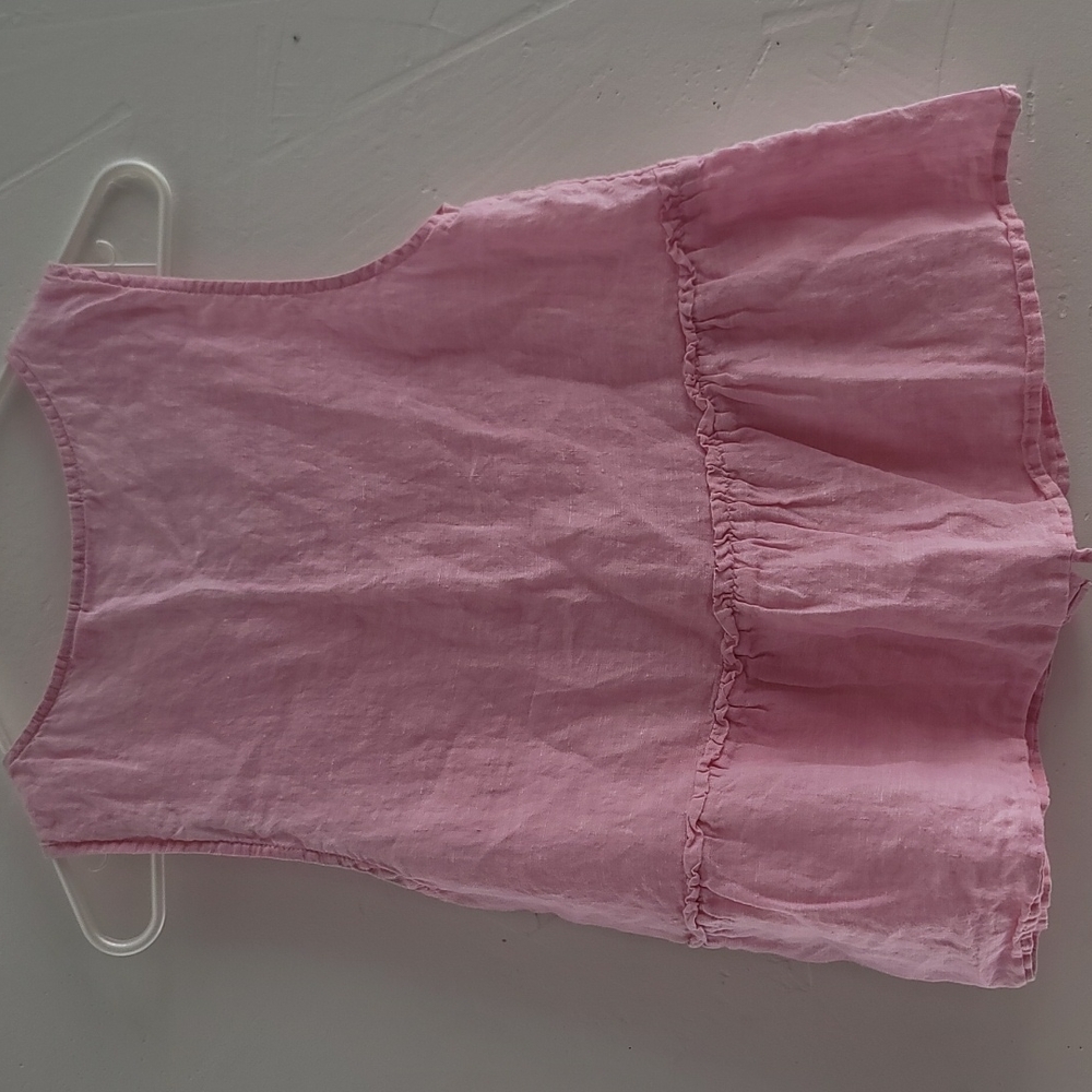 Pink Linen Top - Picture 4 of 4